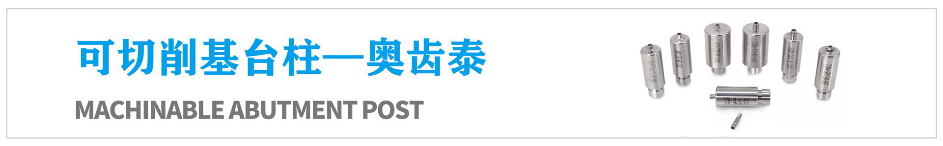 可切削基臺(tái)柱—奧齒泰