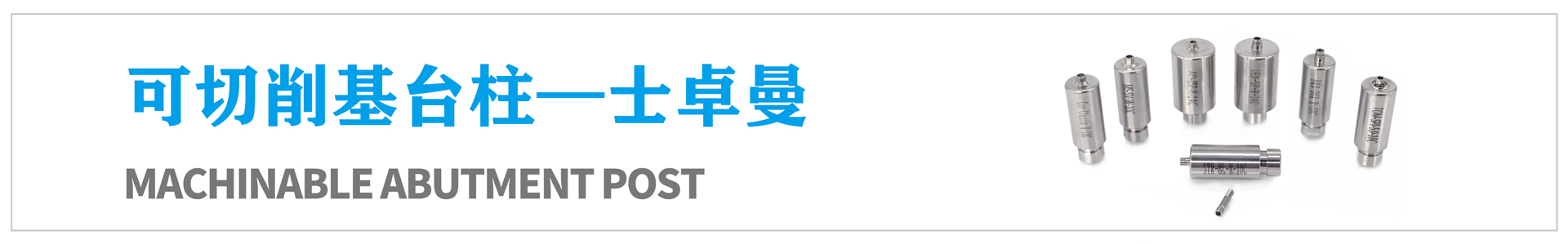 可切削基臺(tái)柱—士卓曼